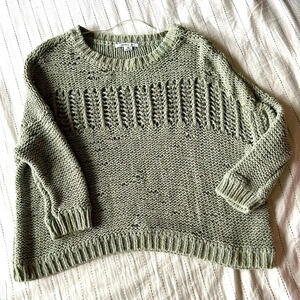 O’Neill Women’s Oversized Green Knit Sweater| XS